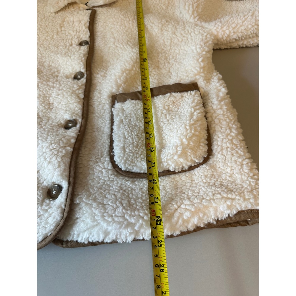 J. Crew Sherpa Lady Fleece Jacket in Ivory | Size Small - Picture 6 of 6